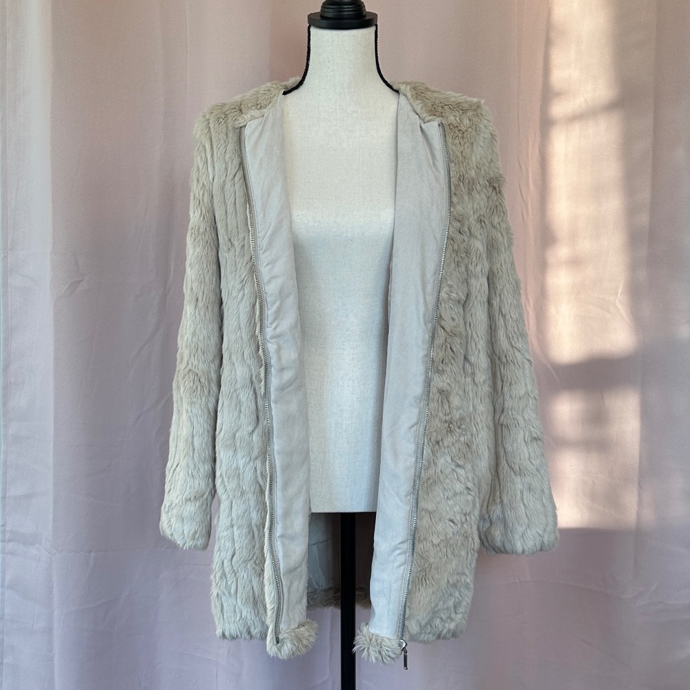 Forever 21 faux fur coat